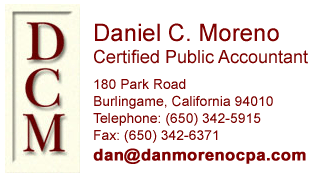 Daniel C. Moreno, CPA - Burlingame, CA